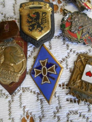 Grand choix d'insignes de régiments, compagnies, ...