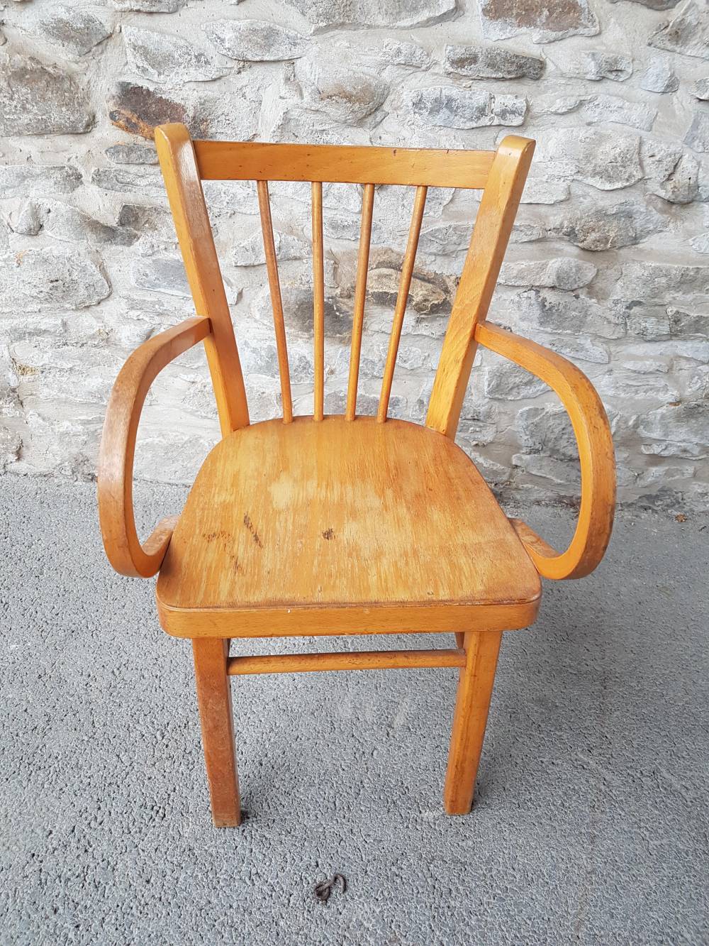 petite chaise d'enfant baumann vintage